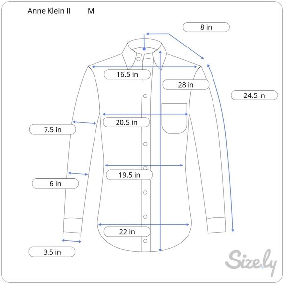 Anne Klein II Women's Striped Blouse White and Gray Size M - Picture 5 of 5